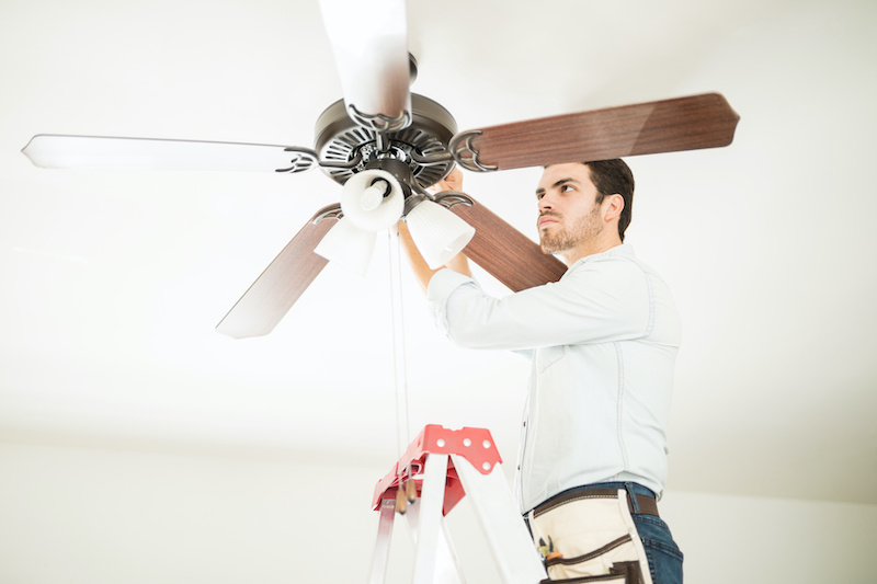 installing new ceiling fan