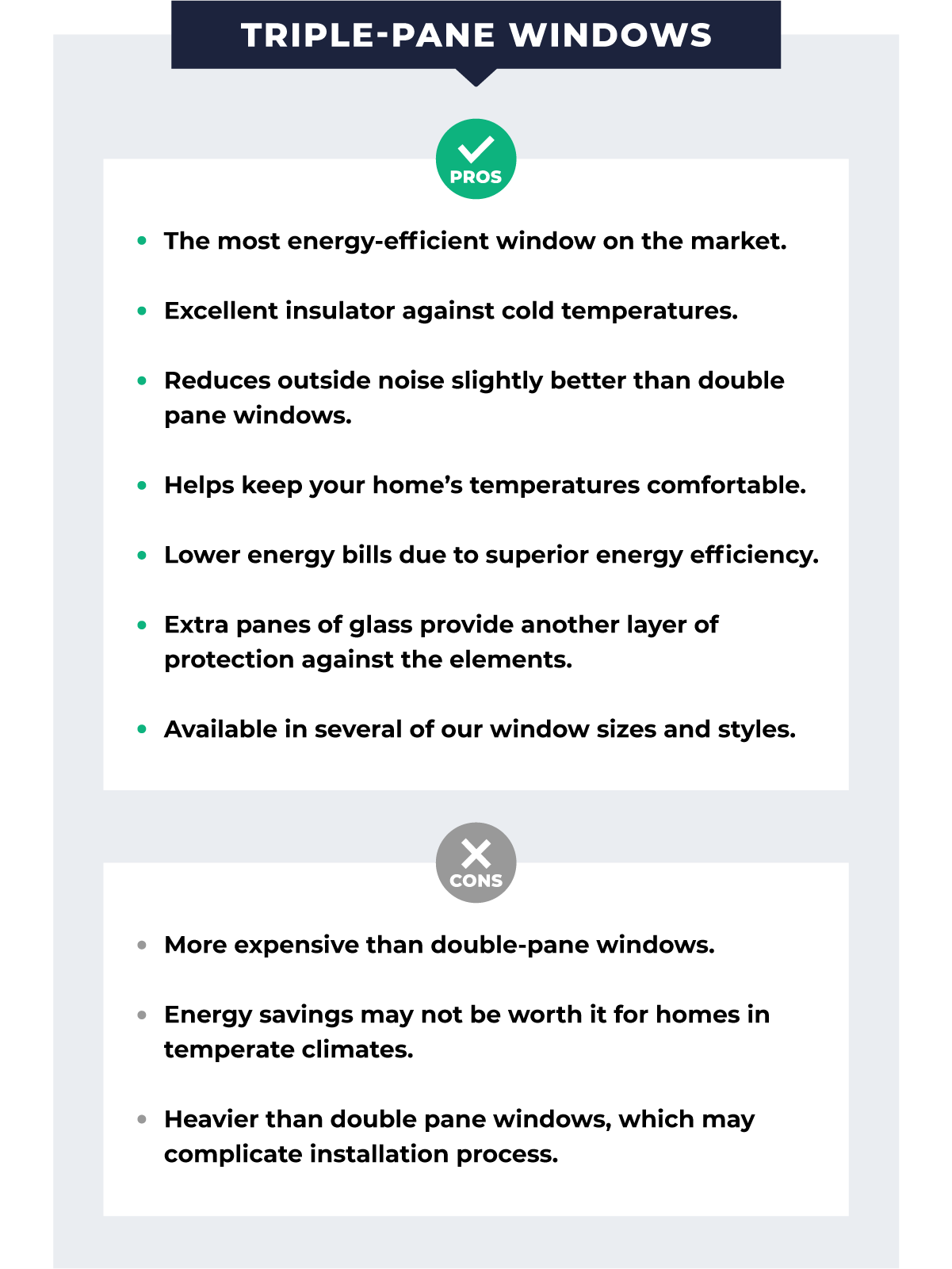 Important Information About Dual Pane Windows